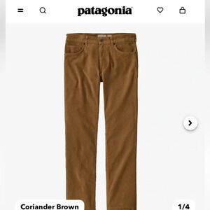 Patagonia Men’s organic cotton corduroy jeans brown size 30x32